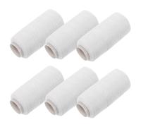 NOLITOY Thread Epilator Replacement Thread for Facial Hair Removals 6pcs Hair Removal Threading White Cotton Convenient and Effective for Facial Epilator for Beauty Routine