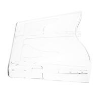 NOLITOY Transparent Wall Mount Magazine Organizer Clear Acrylic Document Holder Brochure Stand for Home Office Display Rack Wall-mounted Catalog Shelf with Modern Minimalist Design