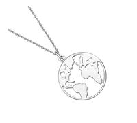 NOLITOY Travel Theme World Map Pendant Necklace Creative Alloy Jewelry for Women Durable Stylish for Birthdays Daily Wear Parties and More