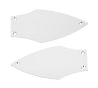 NOLITOY Triangle Truss Rod Covers Reliable Connection Strength 2pcs Metal Aluminum Alloy Visual Impact Enhancement Guitar Caps Silver for Professional Performances on Electric Bass