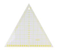 NOLITOY Triangular Acrylic Sewing Measure Ruler for Quilting and Crafting Projects, Lightweight Portable Quilter's Ruler with Precise Scale for Dressmaking and Patchwork