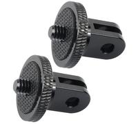 NOLITOY Tripod Mount Adapter Alloy Conversion Adapter 2pcs for Camera and Action Camera, 1/4 Inch Practical Mounting Accessory for Stable Photography and Video Shooting