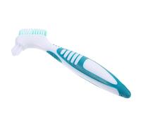 NOLITOY Turtle Shell for Cleaning Brush Double-sided with Suitable for Wide and Narrow Plastic Brush Head Effective Cleaning of Conchs and Shells Families and Friends