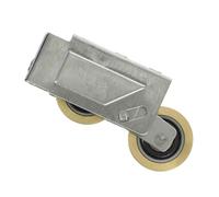 NOLITOY Type Sliding Door and Window Pulley with Double Copper Wheels Heavy Duty Stainless Steel Construction Smooth Metal Rollers for Patio Screen Doors Cabinets and Old Sliding Windows