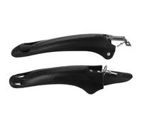 NOLITOY Universal Bicycle Mudguard Set for Mountain Bike and Bicycle with Black Plastic Material, Effective Mud Protection and Enhanced Riding Experience, Suitable for Countryside