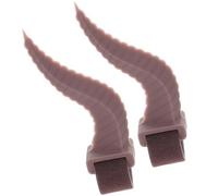 NOLITOY Universal Halloween Ear Horn Headphone Accessories Brown Devil Horns Headset Decoration for Women Festival Cosplay Headphone Earpads