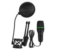 NOLITOY Usb Condenser Microphone for Gaming with Noise Reduction, Black Tabletop Computer Mic Kit with Pop Filter and Desktop Stand, Multipurpose Usb Mic for Streaming and Podcasting