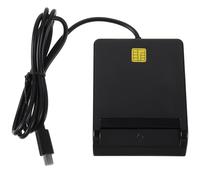 NOLITOY USB Multi-card Reader for Dnie, Atm, Ic, Id, Cac, Sim Smart Cards with Type-c Interface Compatible with Windows Vista and X10.3.x+ Industrial USB Common Access Card Reader