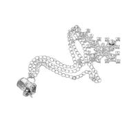 NOLITOY Vintage Cross Tassel Chain Brooch Pin Retro Punk Metal Rhinestone Lapel Pin for Sweaters Coats Cardigans Sturdy Secure Fastening Women Decorative Accessory