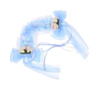 NOLITOY Vintage Lolita Lace Hairband for Lightweight Princess Bow Headband with Pearl Accents Soft Skin Friendly Fashion Headband for Dress Up Parties Cosplay and Photography