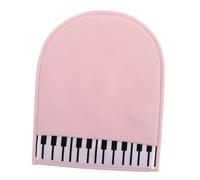 NOLITOY Violin Cleaning Glove Double-sided Pile Polishing Cloth Soft Comfortable Versatile Use Pink Color Suitable for Trumpet Saxophone and Other Musical Instruments for Musicians