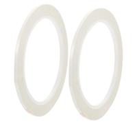 NOLITOY Violin Fretboard Tapes 2 Rolls PVC Instrument Tape for Beginners and Students White Practical Decal with Improved Adhesive Does Not Affect Playing for Training Courses and Practice