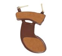 NOLITOY Violin Shoulder Rest and Chin Pad Coffee Color Comfortable Violin Accessory for Students and Professionals Material