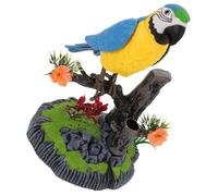 NOLITOY Voice Activated Bird Realistic Sounds Interactive Motion Sensing Parrot Figurine for Safe Educational Animal Play Gift