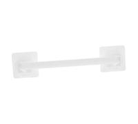 NOLITOY Wall Mounted Abs Towel Rack Holder for Bathroom and Kitchen Strong Bearing Capacity Towel Bar Seamless Polished Surface for Balcony and Guest Rooms White