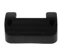 NOLITOY Wall Mounted Garden Hose Holder Storage Bracket Made of Sturdy Black Plastic, Keeps Hoses Off The Ground for Neat Outdoor Hosepipe Organisation and Easy Access