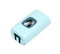 NOLITOY Wall Mounted Toothpaste Dispenser Squeezer Abs Toothpaste Rack with Elastic Opening for Standard Tubes Bathroom Storage Organizer Easy Air Removal Sky Blue