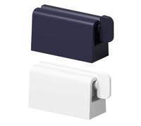 NOLITOY Wall Mounted Toothpaste Dispenser Squeezer for Bathroom, Washable and Disassemblable Toothpaste Rack Suitable for Medicine Tubes and Gels, Made of Sturdy Abs and Silicone, for Home