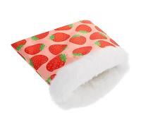 NOLITOY Warm Cozy Guinea Pig Nest Sleep Pouch for Small Pets Winter Hamster Bed and Hedgehog Hideout Soft Cotton for Ferret Squirrel and Rat Comfortable Windproof Pet Shelter