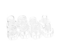 NOLITOY Water Oxygen Facial Machine Replacement Tip Heads 8pcs Plastic Microdermabrasion Accessories for Mini Bubble Suction Beauty Devices