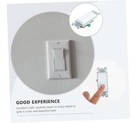 NOLITOY Way Wall Light Switch White Standard Decorator Rocker Switch with Side Terminal Indoor Electrical Control for Homes Condos and Commercial Buildings
