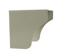 NOLITOY Weatherproof Electrical Cover for Ev Charger, Iron Material Protective Outlet Cover 200mm, Beige Double Weatherproof Design for Outdoor Charging Station, Keeps Charger Dry