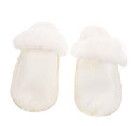 NOLITOY Winter Plush Slipper Liners for Clogs Warm and Fluffy Shoe Inserts Lightweight Cozy Insoles with Soft Plush Lining for Cold and Heat Retention