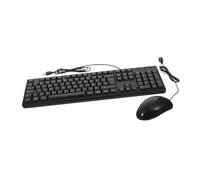 NOLITOY Wired French Keyboard and USB Mouse Combo for Office Use with Modern Layout and Plug-and-play Compatibility, Wired Keyboard for PC and Laptop Workstations
