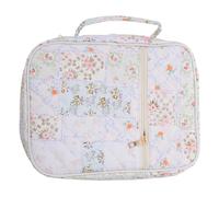 NOLITOY Women's Bible Storage Bag Quilted Case Chinese Style Soft Protective Pouch for Sacred Texts and Scriptures