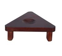 NOLITOY Wood Ball Stand: Triangular Basketball Holder For Football Volleyball Display Centerpieces Table Baseball Sports Lover Desk Soccer Rack
