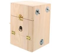 NOLITOY Wood Bird Nest Box Small Breeding Box for Parrots and Birds for Home Fine Craftsmanship and Pets