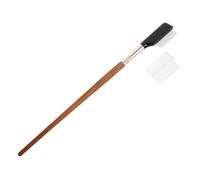 NOLITOY Wood Handle Metal Eyelash Comb and Eyelash Separator Brush, Precision Steel Lash and Eyebrow Grooming Tool for Makeup Application and False Lash Styling