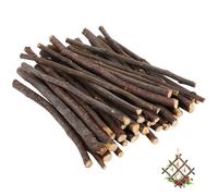 NOLITOY Wood Twigs for Crafting: 40pcs Wooden Sticks for Craft 14cm Long Log Sticks for DIY Art Projects Rustic Home Decor and Flower Arrangement