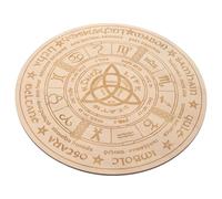 NOLITOY Wooden Altar Board for Psychic Readings and Wiccan Altar Supply Decorative Use in Ritual Ceremonies
