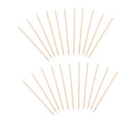 NOLITOY Wooden Cuticle Pusher Sticks Nail Cleaner Tool 100pcs Manicure Supplies Multifunctional Orange Wood Cuticle Tools for Professional Nail Care at Home and Salon