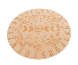 NOLITOY Wooden Divination Board with Smooth Surface and Sturdy Wood Material, Creative Pattern Decorative Plate for Mother's Day Or Anniversaries, for Beginners and Divination Game Lovers