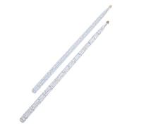 NOLITOY Wooden Drumsticks 40.2cm with Oval Wood Tip, Precision Matched and Secure Hold, Lightweight Percussion Sticks for Snare and Acoustic Drums, for Rehearsal and Performance
