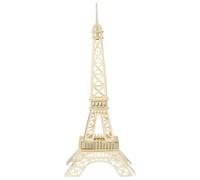 NOLITOY Wooden Eiffel Tower Puzzle Self-assembling Educational for Natural Lightweight Wood Required Home and Office Decorative Ornament Interactive DIY Craft