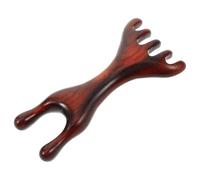 NOLITOY Wooden Gua Sha Massage Tool with Five Claw Design for Comprehensive Acupoint Cover, Portable Natural Wood Facial and Scalp Massager Comb for Home Relaxation and Stress Relief