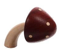 NOLITOY Wooden Mushroom Refrigerator Magnet Sturdy Magnetic Refrigerator Sticker for Kitchen and Locker Use, for Birthday and Christmas Decoration