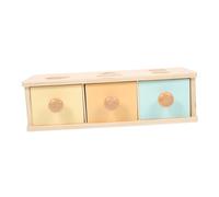NOLITOY Wooden Object Permanence Box Educational Montessori Learning Box for Hand-eye Coordination Logical Thinking Motor Skills Development Suitable for Boys