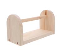 NOLITOY Wooden Tape Dispenser Desk Organizer for Crafting Wrapping Decorative Adhesive Roll Holder with Ample Capacity Functional Design for Tidy Workspace Suitable for Masking and Packing
