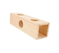 NOLITOY Wooden Tunnel Toy for Hamster Pet Tunnel Maze Multiple Chambers Creative Labyrinth Plaything for Small Animals Like Gerbil for Enrichment and Exploration