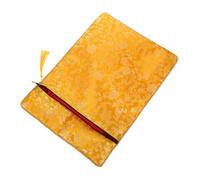 NOLITOY Zipper Design Stationery Bag for Notebooks and Books Portable Multi-Purpose Document Organizer Pouch for Office School Travel Suitable for Papers Receipts and Business Files Yellow