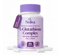 Noliva Liposomal Glutathione Skin Whitening Supplement | 1 Month Supply | Cellular Defence & Skin Support | 60 Antioxidant Capsules with NAC, Vitamin C, ALA, Selenium & Vitamin E |
