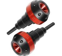 NOLLAM 2PCS Motorbike Frame Guards for Soco Tc Ts,Motorcycle Anti-Collision Pads Slider,Engine/Exhaust Side Anti-Drop Crash Protector Accessories,Red