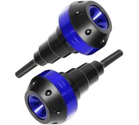 NOLLAM 2PCS Motorbike Frame Guards for Vespa GTS GTV 250 300 X300,Motorcycle Anti-Collision Pads Slider,Engine/Exhaust Side Anti-Drop Crash Protector Accessories,Blue