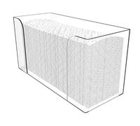 NOLLAM Acrylic Clear Countertop Paper Towel Dispenser - Z/C Fold & Multi-Fold - 150 Towel Capacity