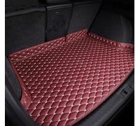 NOLLAM Car Boot Mats for VW T-ROC 2018-2022 2023 2024 2025 Upper,Leather Trunk Liner Cargo Carpets Waterproof Scratch Proof Non-Slip Interior Accessories,G-Red
