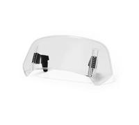 NOLLAM Motorbike Windscreen Deflectors for Kawasaki Versys 650 2007-2025,Motorcycle Clip on Heightened Wind Deflector Windshield Extension Spoiler Universal Accessories,Transparent- small